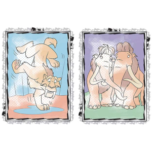 Vymaľovánky A4 vodové Doba ľadová