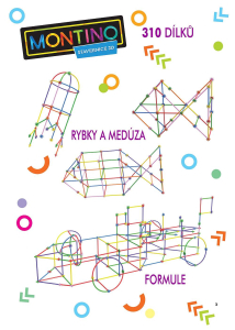 PEXI Montino 310 - stavebnica 3D trubičky