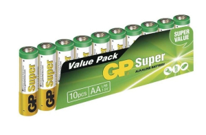 Batérie GP SUPER Alkaline, AA, LR6 1,5V
