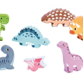 Drevené 3D puzzle - dinosaury