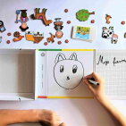 Písanie s magnetmi - FARMA