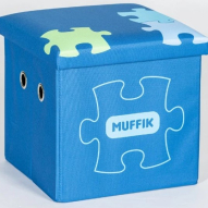 Úložný box MUFFIK malý - modrý