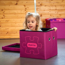 Úložný box MUFFIK malý - ružový
